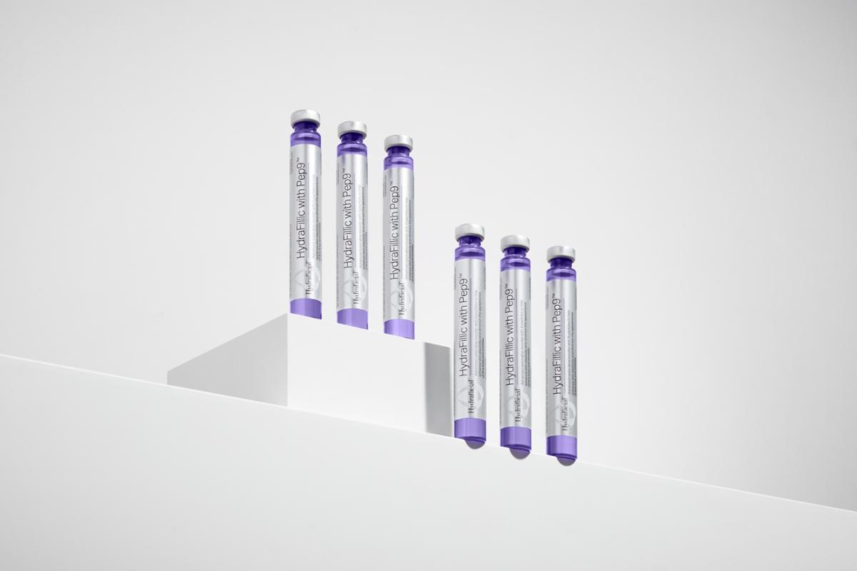 Designed to improve the appearance of fine lines and wrinkles, the new formula contains a blend of nine peptides that deeply hydrate and strengthen the skin barrier / Hydrafacial