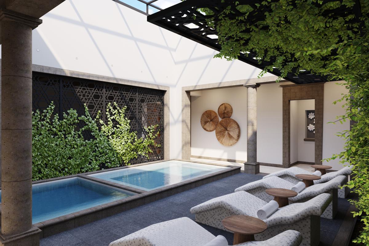 The Aromátika Spa has a hydrotherapy suite with equipment supplied by Fluidra / Pueblo Bonito Vantage San Miguel The Aromátika Spa has a hydrotherapy suite with equipment supplied by Fluidra / Pueblo Bonito Vantage San Miguel