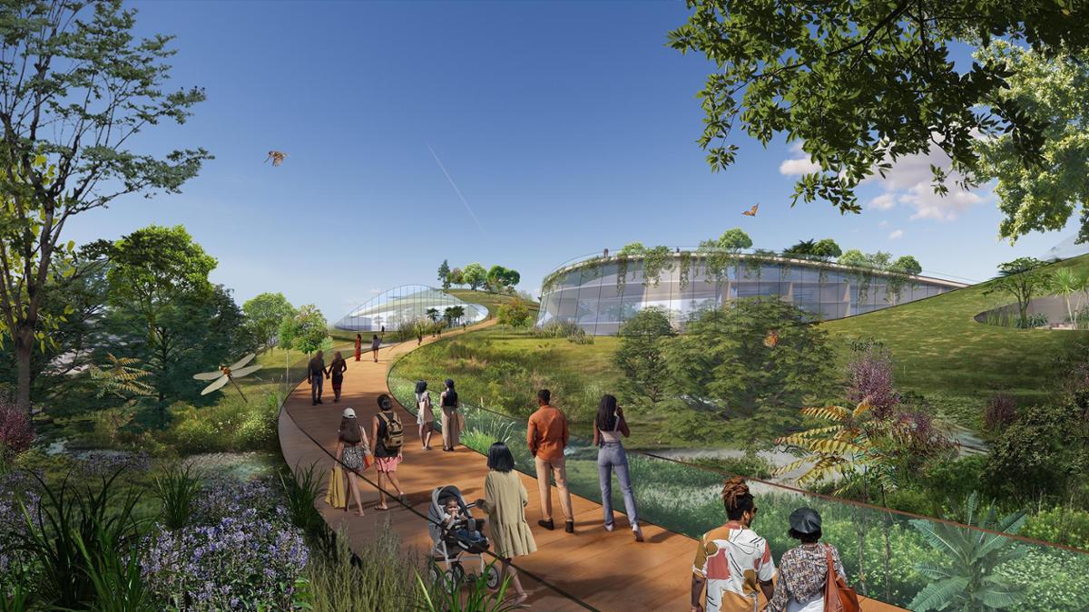 The festival will take place at the Therme DC project site in Washington / Therme Group The festival will take place at the Therme DC project site in Washington / Therme Group