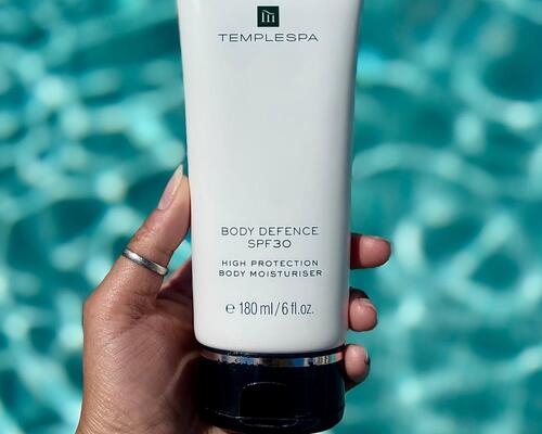 The formula provides high broad-spectrum protection against UVA and UVB rays / Templespa