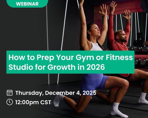 ABC Glofox's upcoming live webinar, “How to Prep Your Gym or Fitness Studio for Growth in 2026”, 4 December 2025 at 10am PST. Credit: ABC Fitness