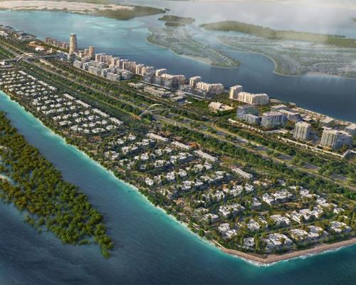 The island is expected to be a wellness sanctuary, offering visitors and residents easy access to the water / Aldar
