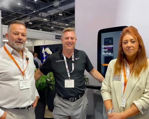 Steve Barton - UK Country Director at EGYM (left), Richard Sheen - Commercial Director of Pulse Fitness (centre), Tanya Hall - EGYM UK Strategic Partnership & Tender Manager (right) / EGYM/ Pulse Fitness