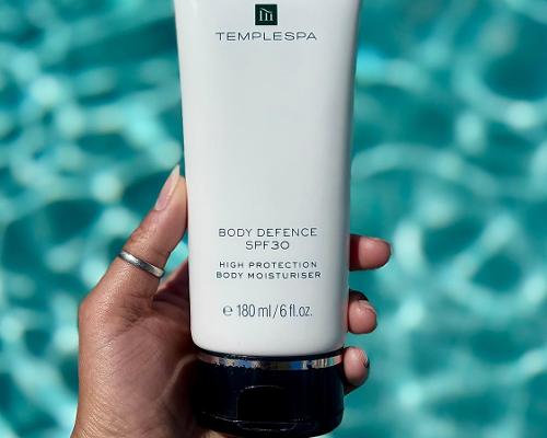 The formula provides high broad-spectrum protection against UVA and UVB rays / Temple Spa