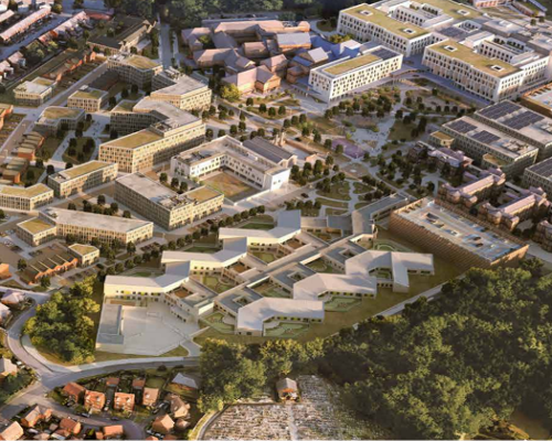 The new North Manchester General Hospital will set new standards in community health / North Manchester General Hospital