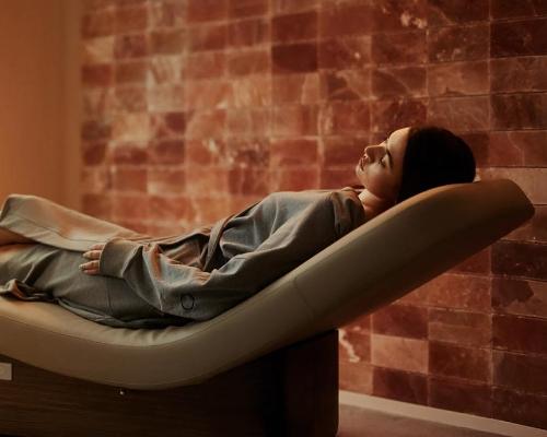 The recovery lab has a relaxation room with a Himalayan salt wall / Kerzner International