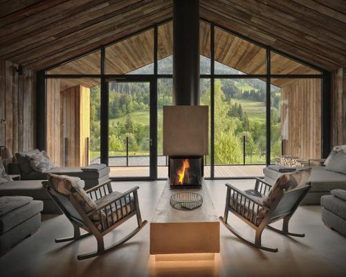 The existing spa has a number of relaxation rooms / Naturhotel Forsthofgut