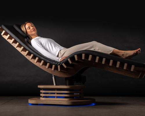 The reLounge ZeroG treatment couch is operated via a touchscreen / Gharieni Group