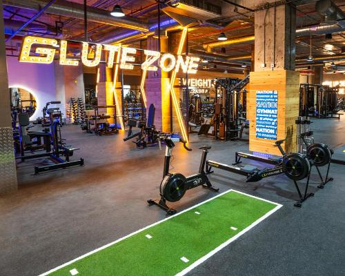 The Glute Zone is one of the selling points / Gymnation