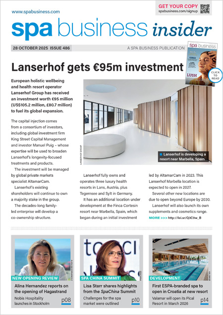Spa Business insider magazine