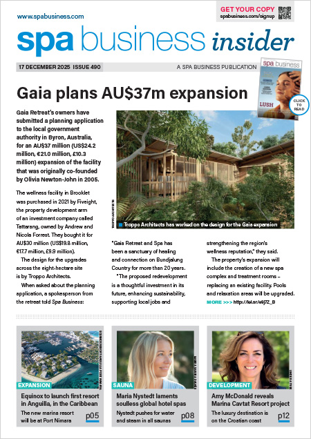 Spa Business insider magazine