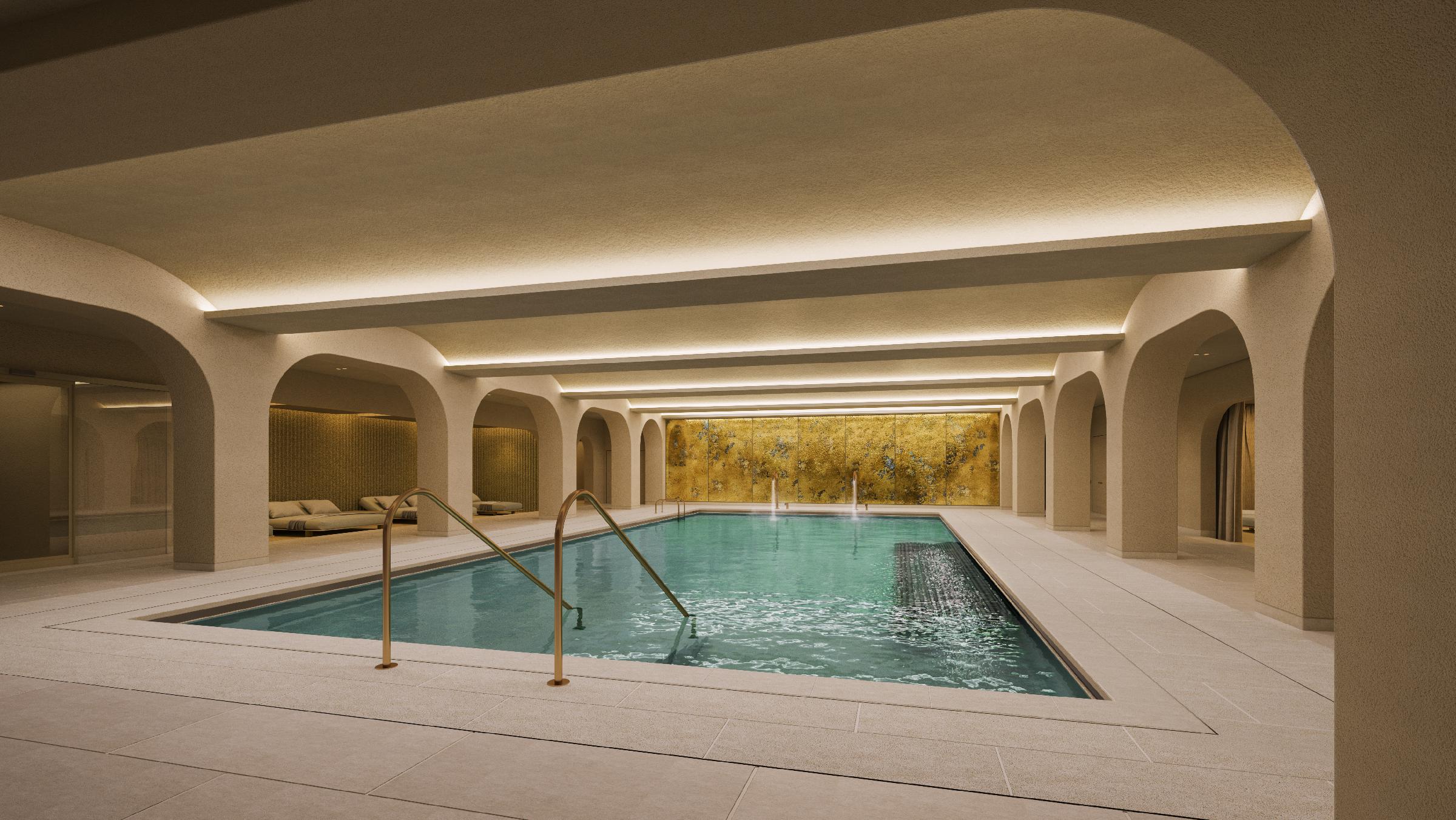 Atera will be a subterranean bathhouse in Glasgow's city centre / BBSpa Group Atera will be a subterranean bathhouse in Glasgow's city centre / BBSpa Group
