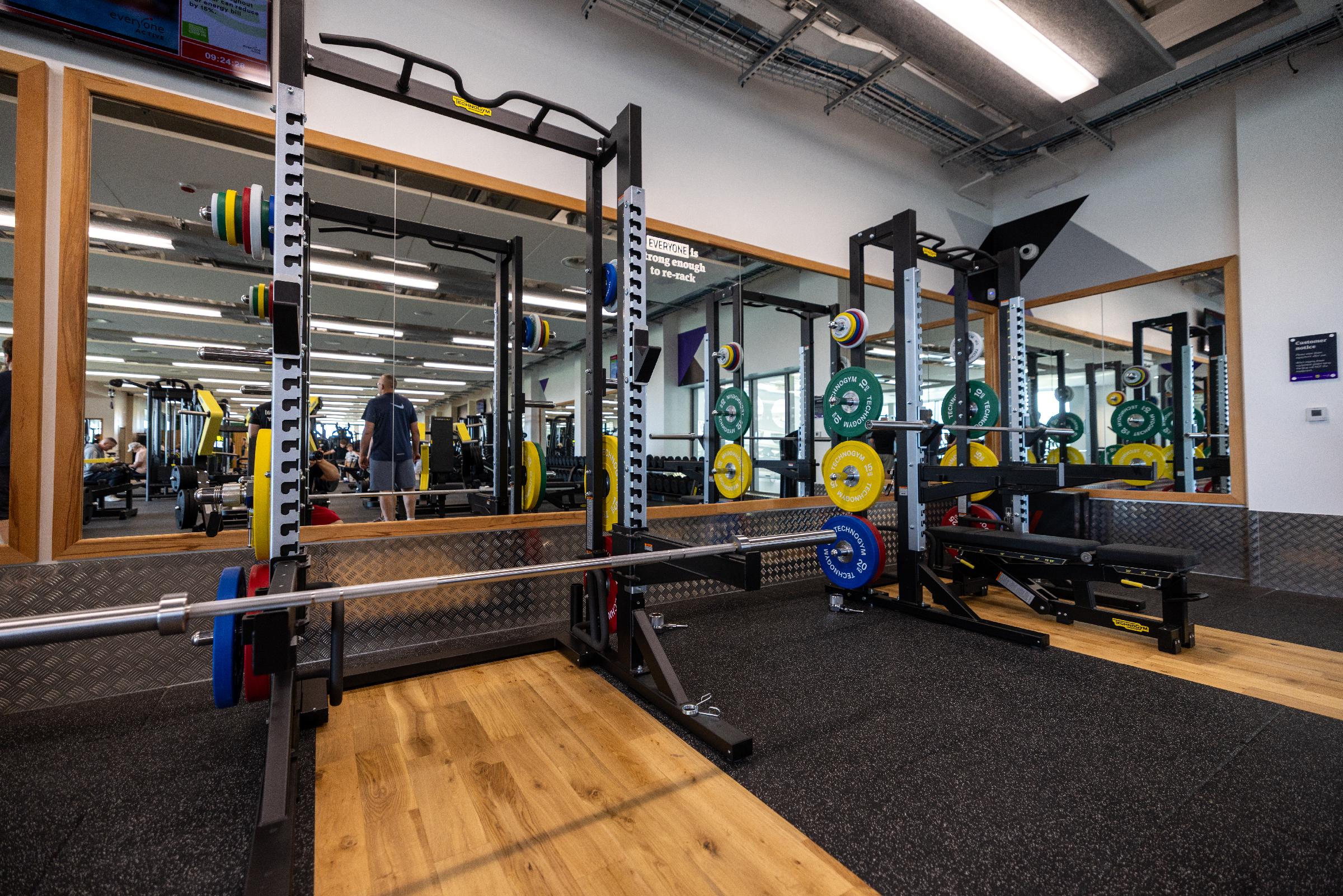 The free weights area / Everyone Active The free weights area / Everyone Active