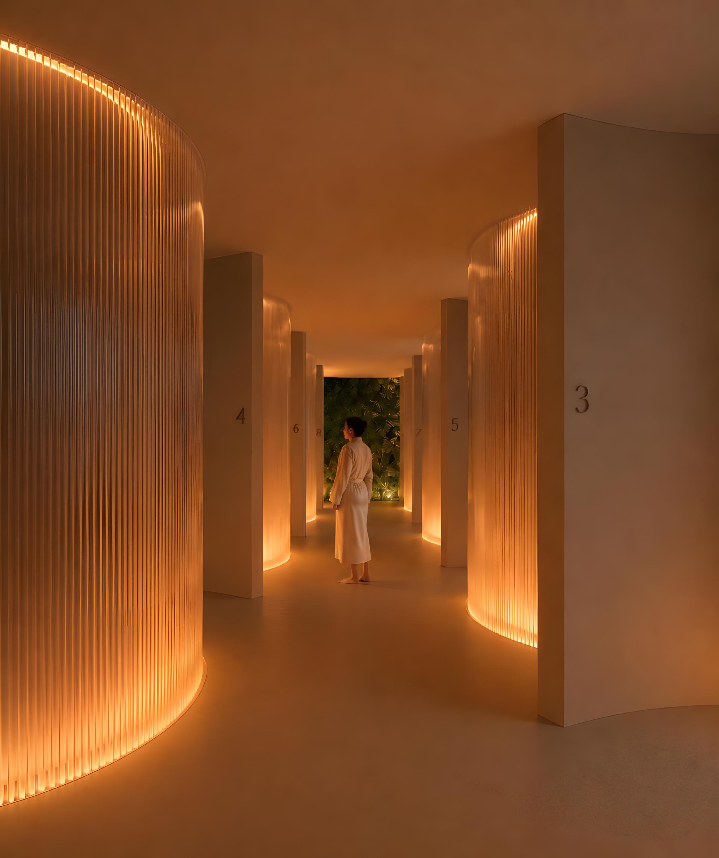 There will be nine Midjourney Scanners at the spa / Midjourney There will be nine Midjourney Scanners at the spa / Midjourney