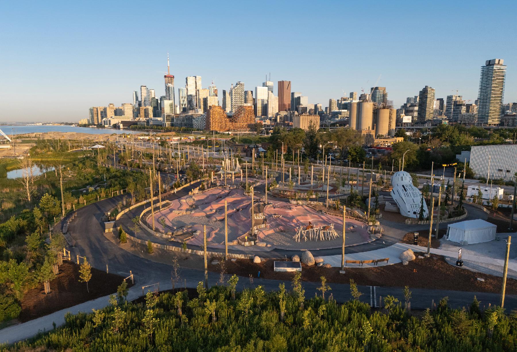 Biidaasige Park construction