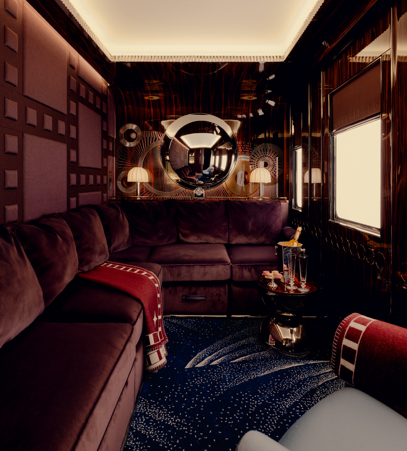 train interior