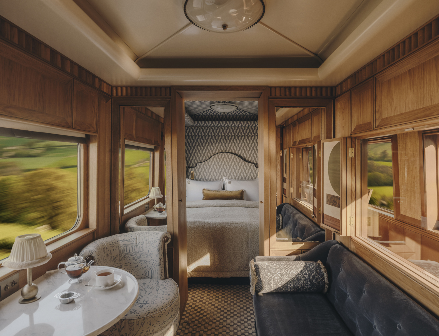 train interior