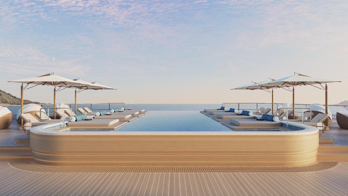 There will be a range of open-air pools / SINOT