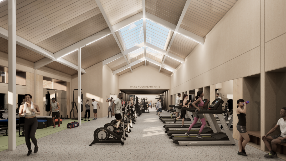 Improvements will be made to the gym / Morgan Sindall Construction