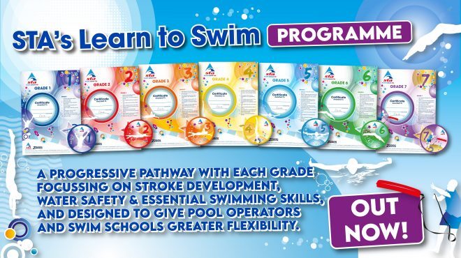 STA’s graded Learn to Swim Programme provides a clear, progressive pathway from grades 1 to 7 / STA STA’s graded Learn to Swim Programme provides a clear, progressive pathway from grades 1 to 7 / STA