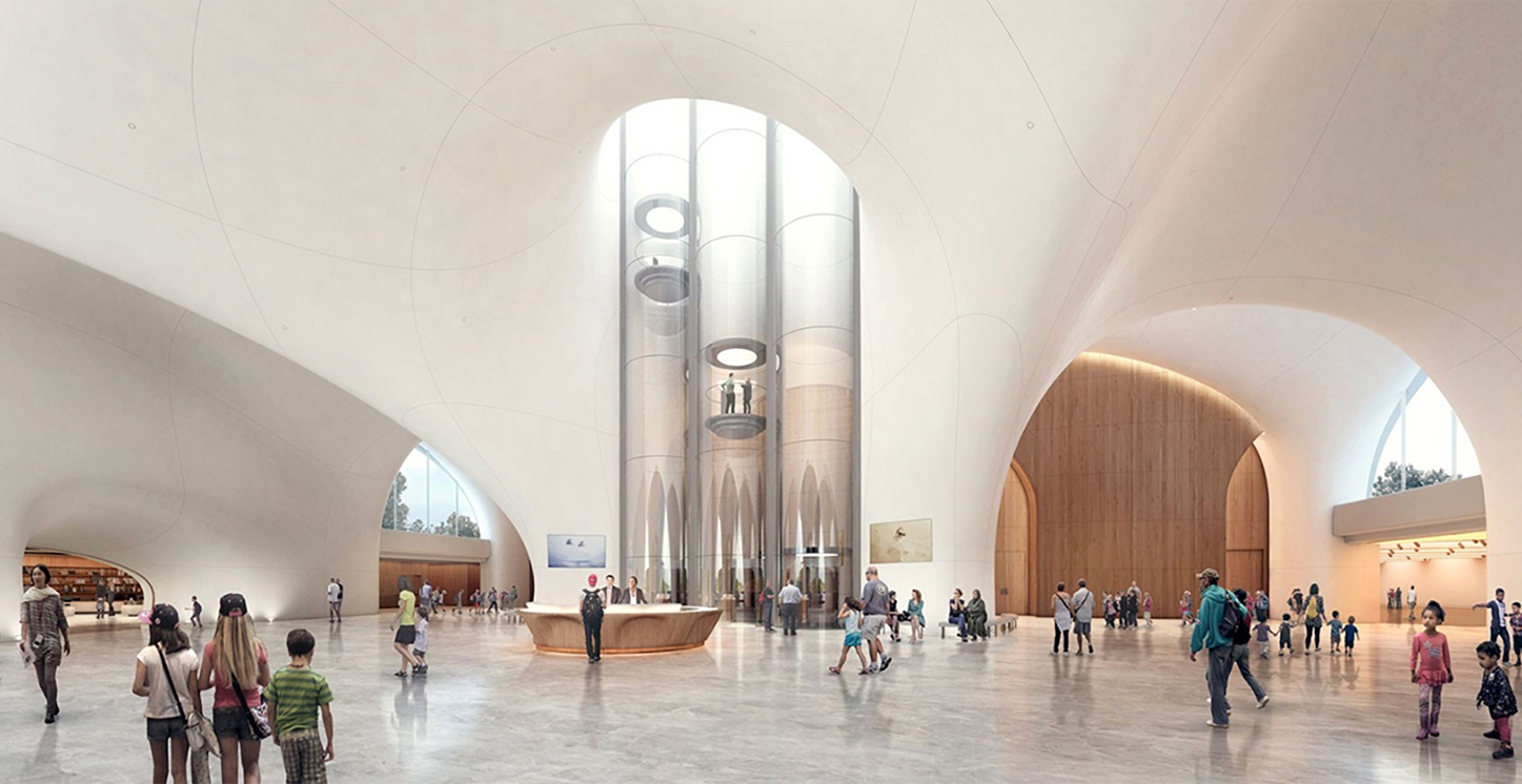 Entrance of the Lucas museum