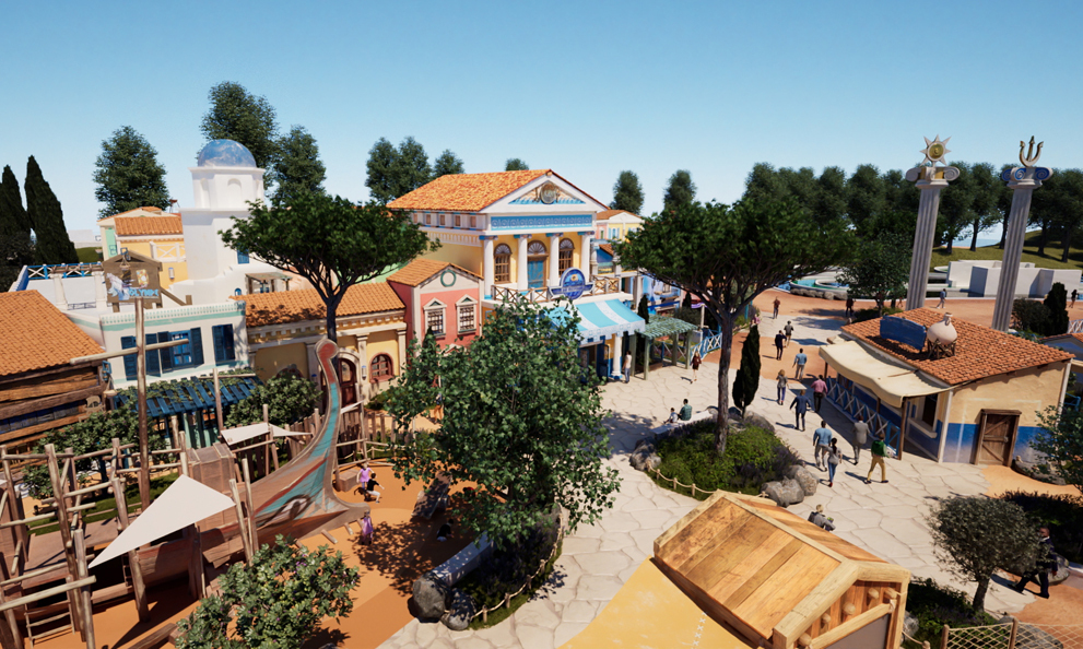 The Greek zone will be transformed