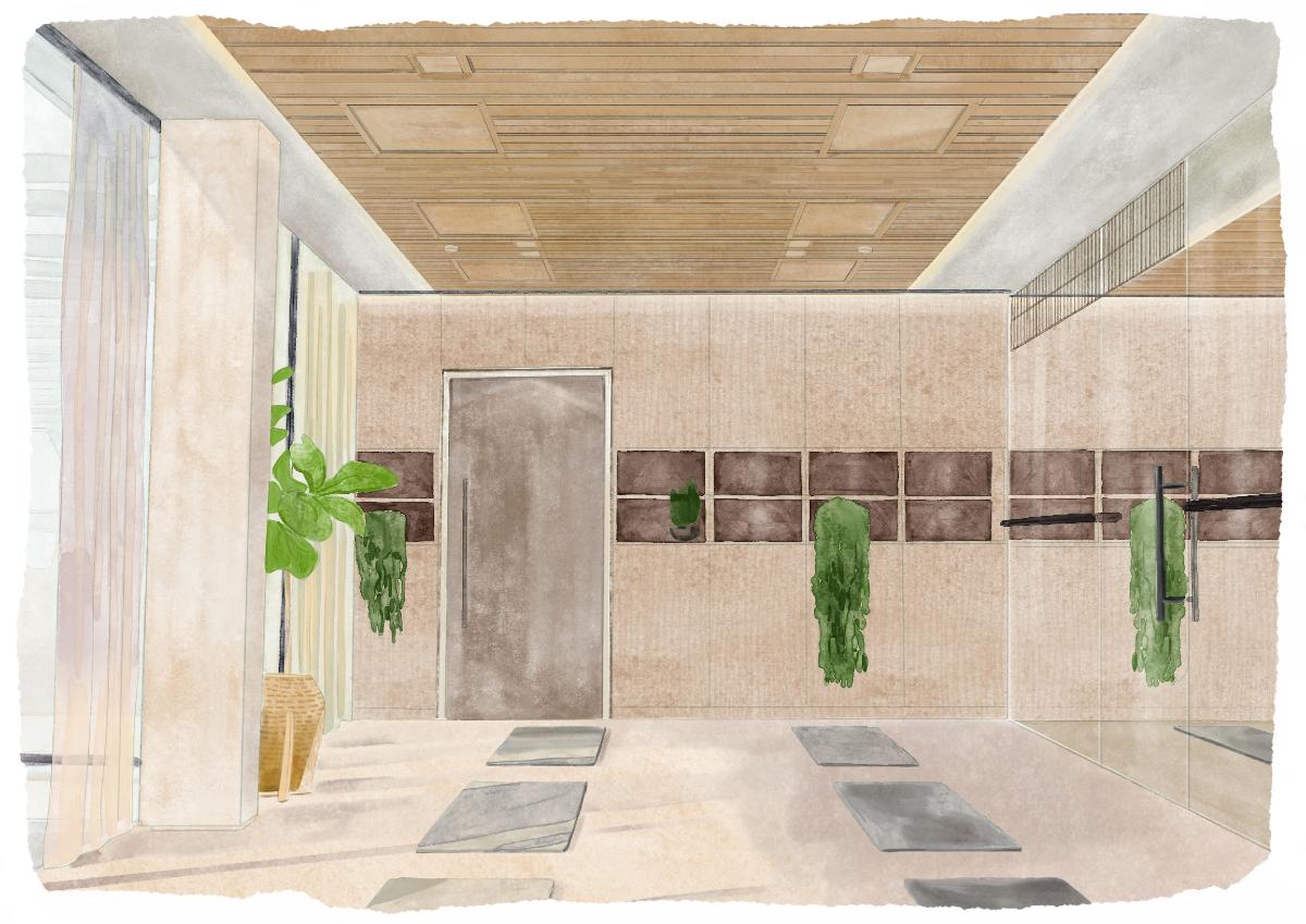 The movement studio will offer breathwork, yoga and meditation classes / Fulham Pier