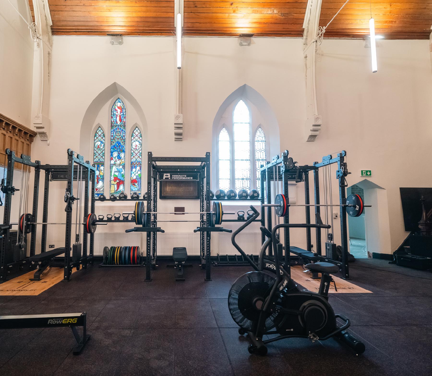 Integrated storage keeps the whole training area organised