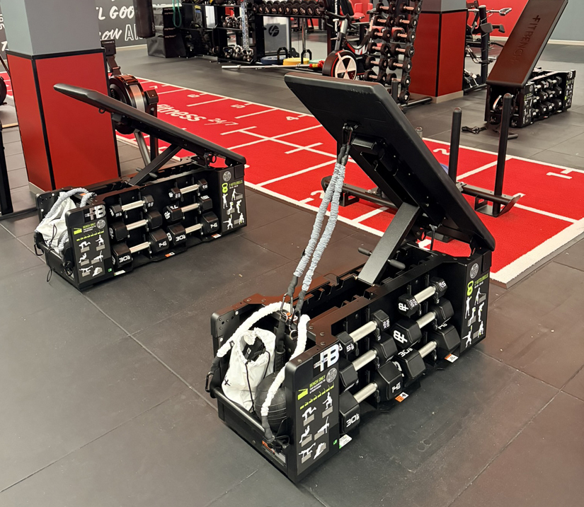 Fitbench units create a multi-purpose hub