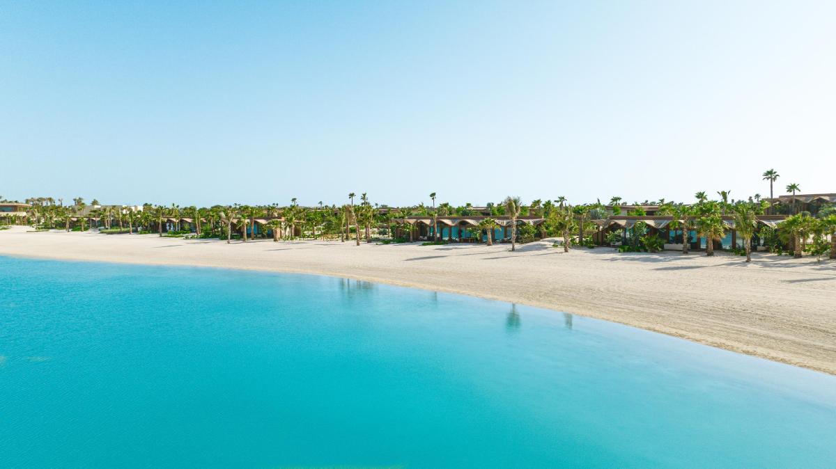 The resort has access to a private beach / Miraval The Red Sea/ Red Sea Global