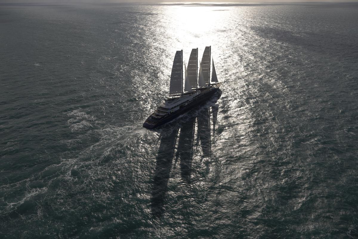 Orient Express Corinthian is a 220-metre sailing yacht / Jean-MarieLiot