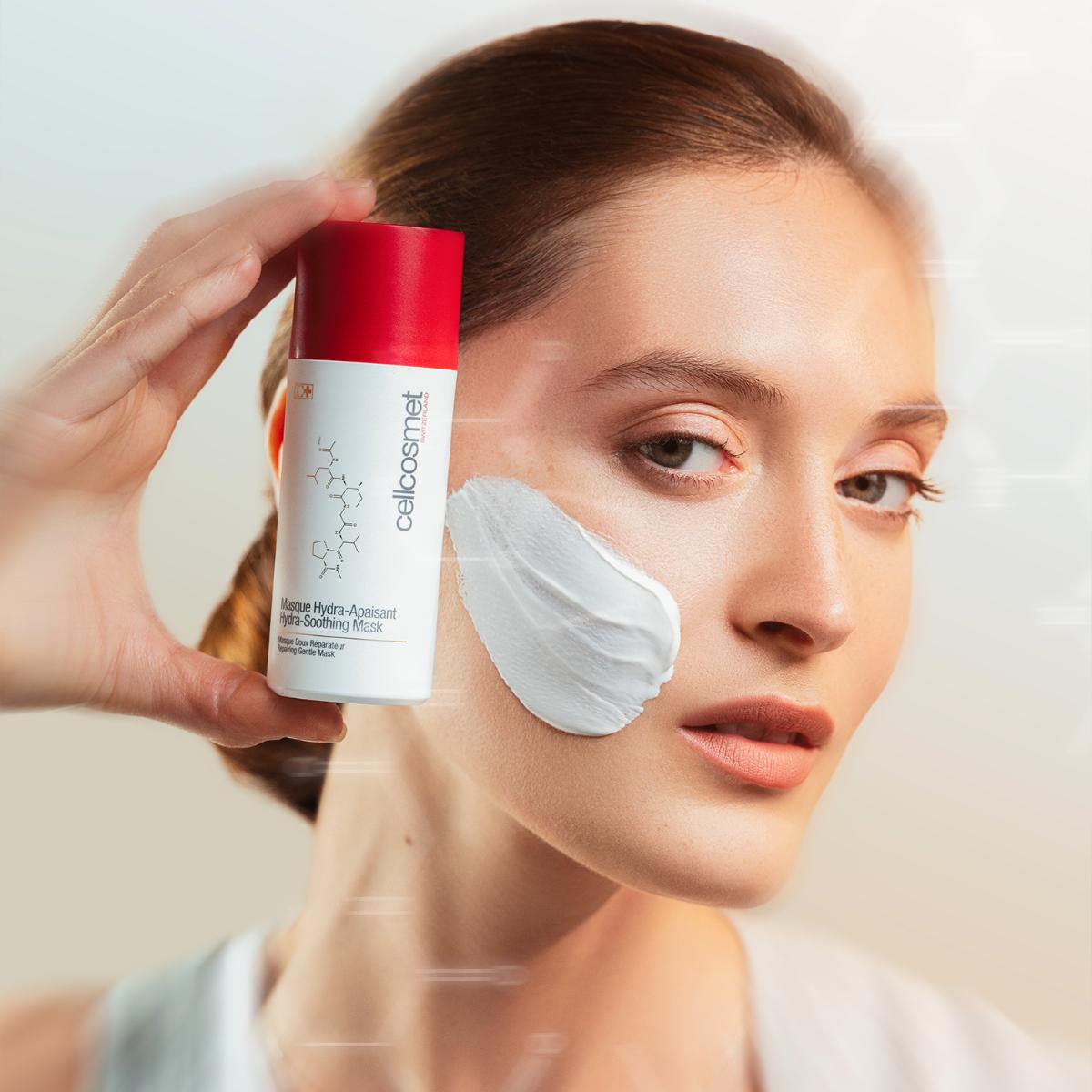 The Hydra-Soothing Mask is fragrance-free and contains 11 active ingredients / Cellcosmet The Hydra-Soothing Mask is fragrance-free and contains 11 active ingredients / Cellcosmet