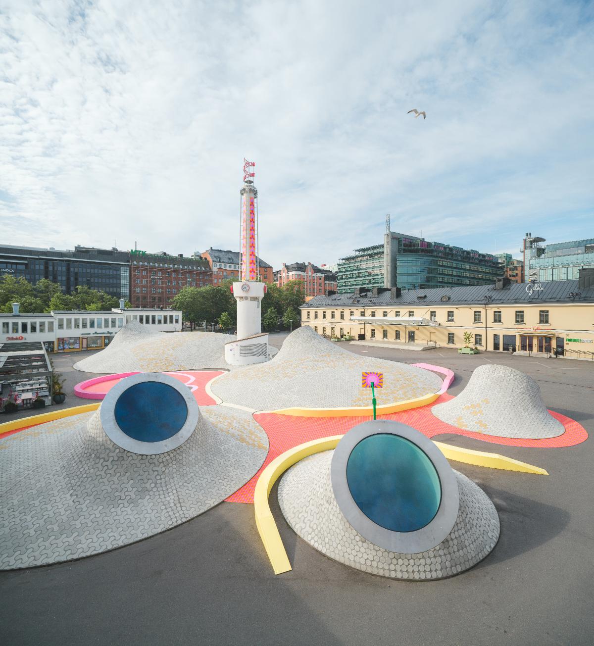 The Transparent Happiness Pavilion in Helsinki was designed to explore inequality in Finland / Mika Huisman