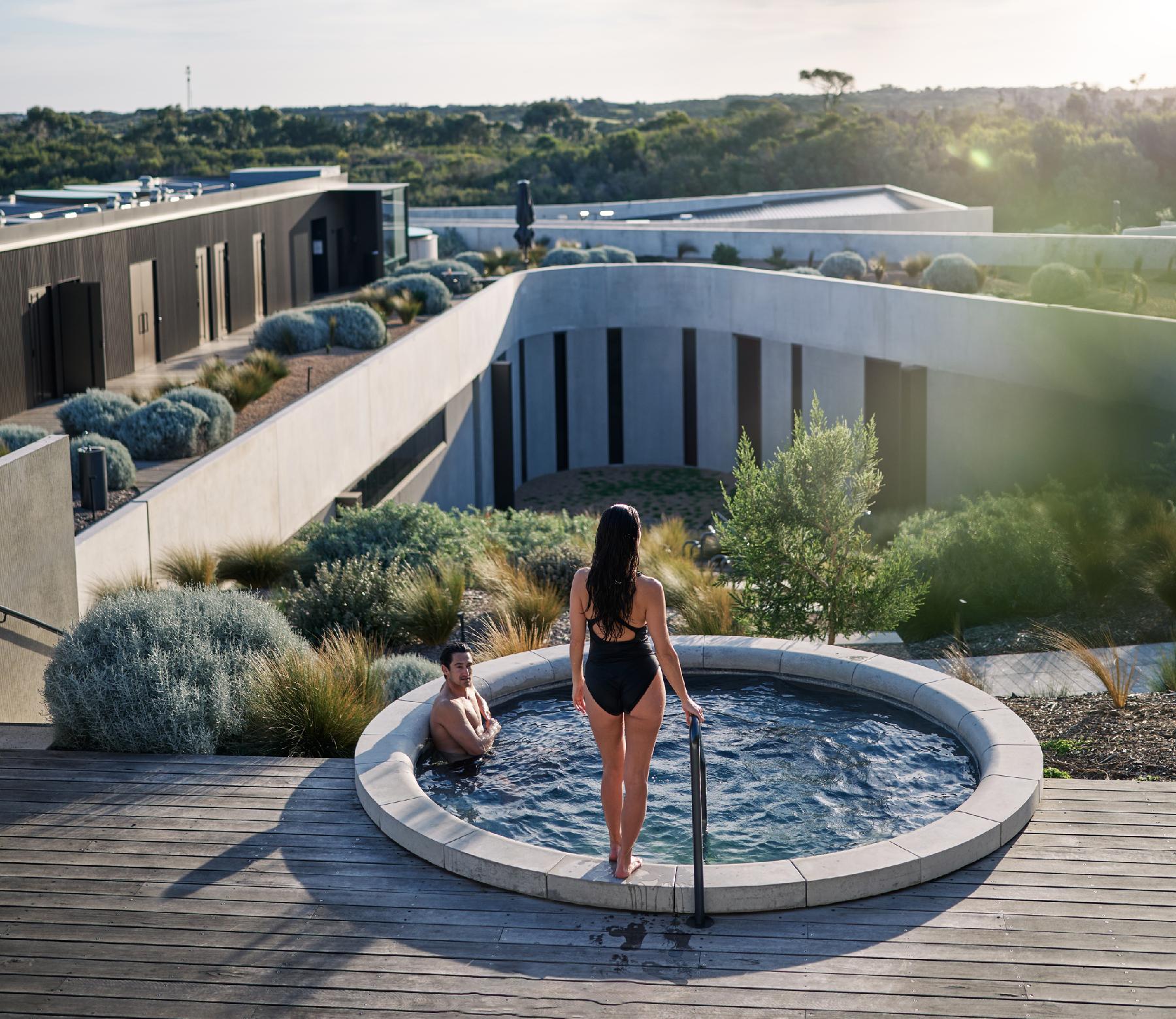 Couple in pool