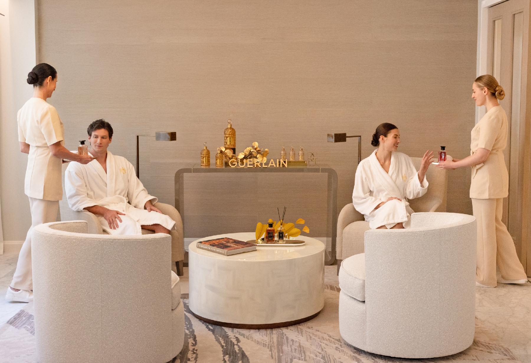 Guests at Guerlain’s spa Waldorf Astoria New York