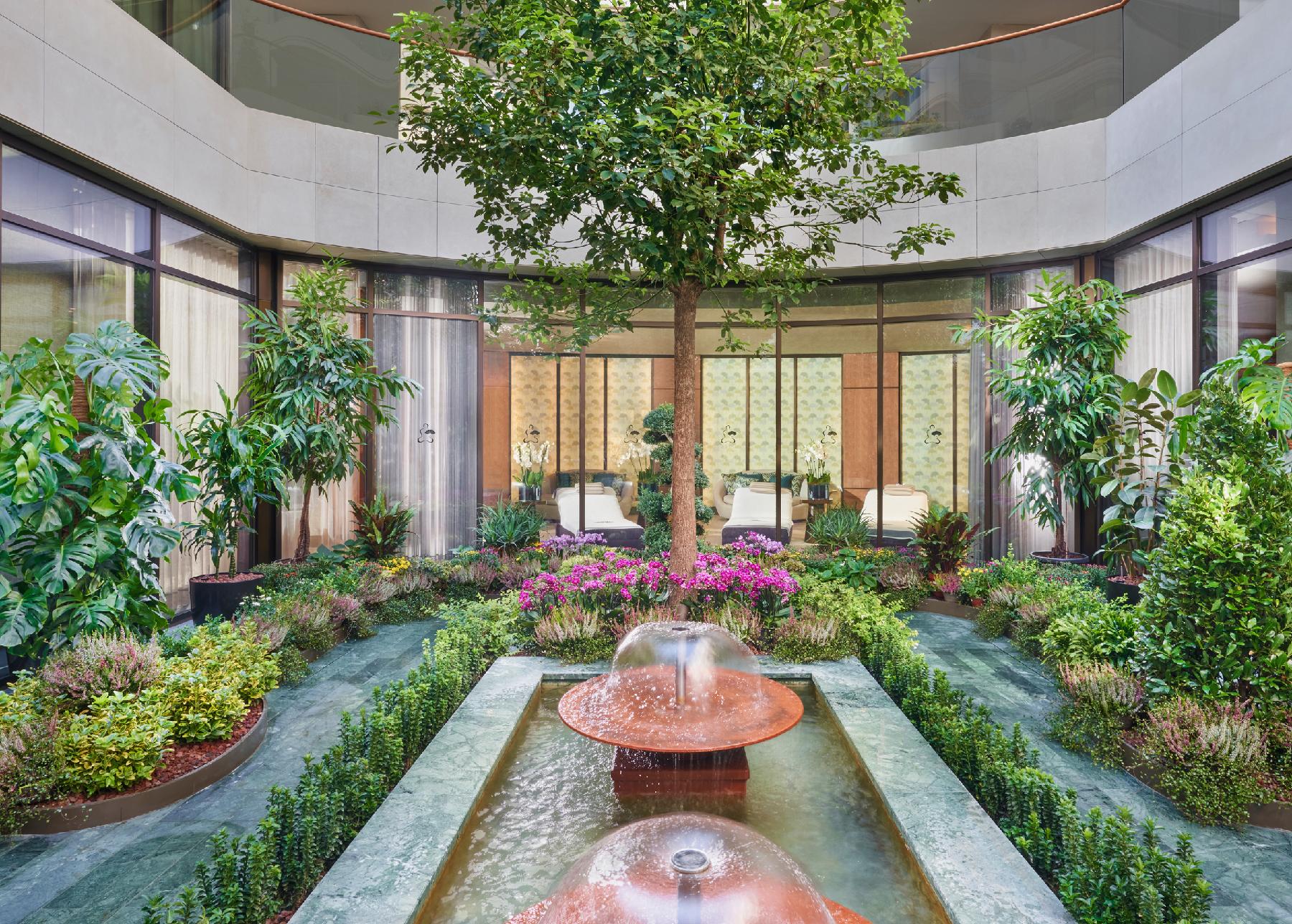 Spa garden area