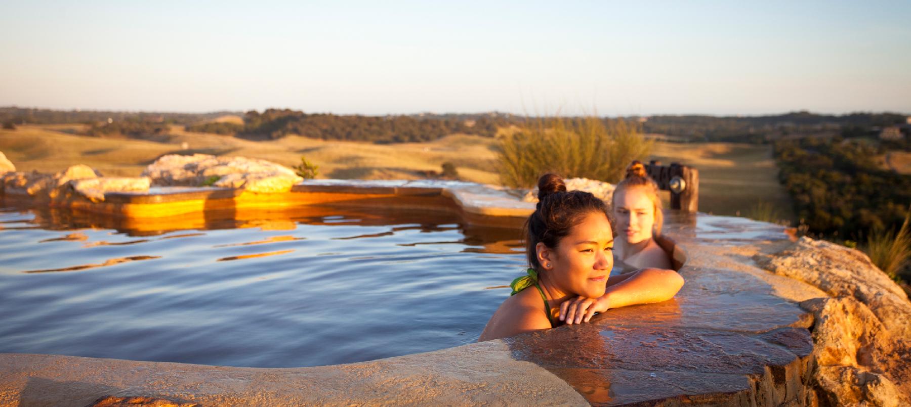 Women in pool