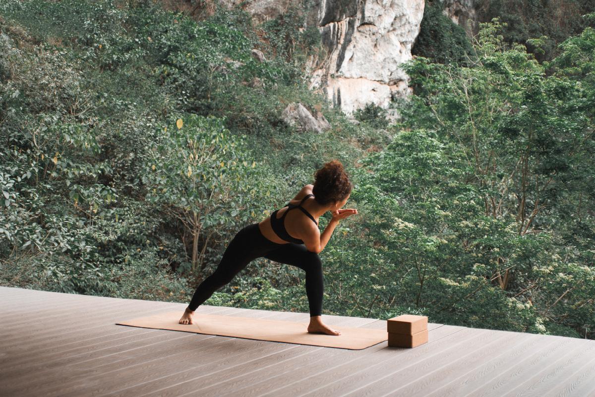 Yoga and other movement sessions will take place in the open-air tented sky studio / Auko