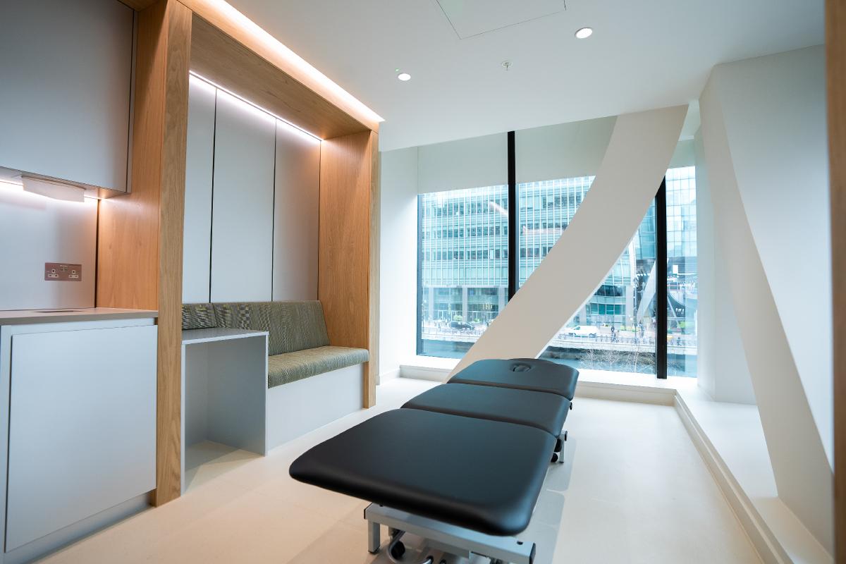 The club also offers treatment rooms / Until