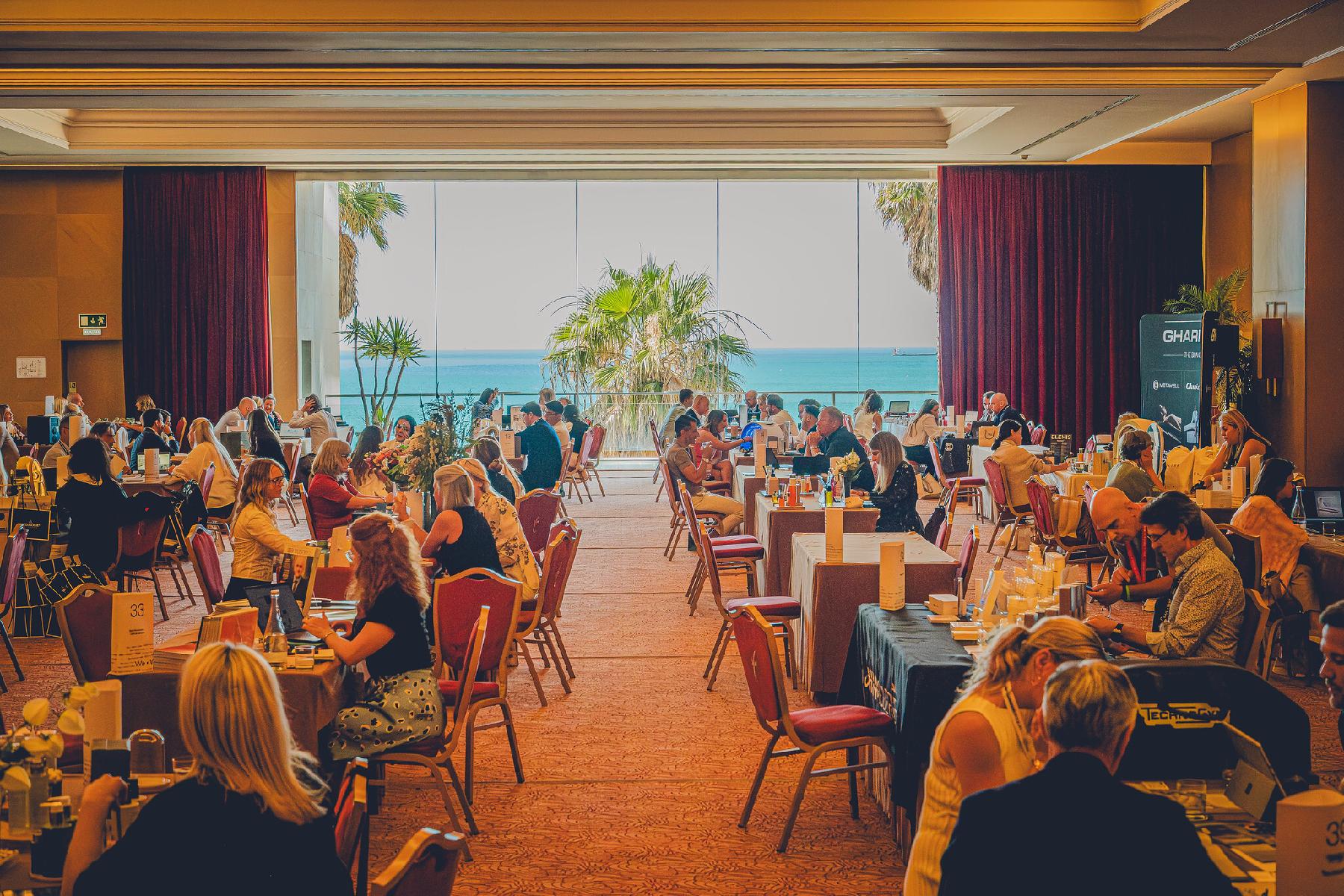 A group of 112 attendees gathered in Cascais, Portugal, to do business