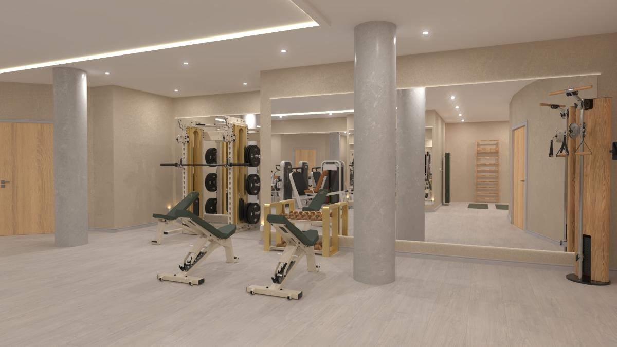 There will be a gym alongside the group exercise and Pilates studios / X-Club There will be a gym alongside the group exercise and Pilates studios / X-Club