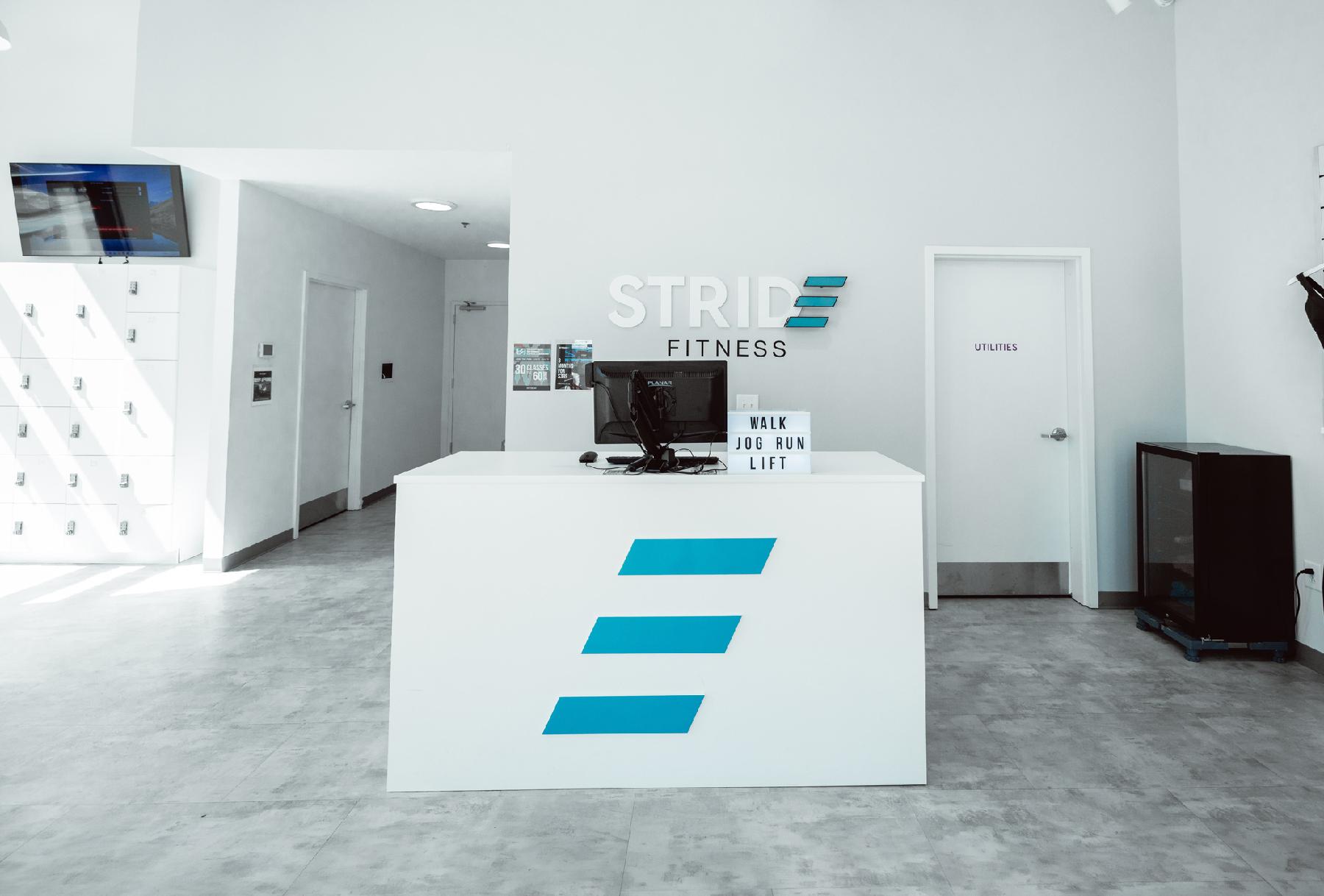 Stride Fitness reception area