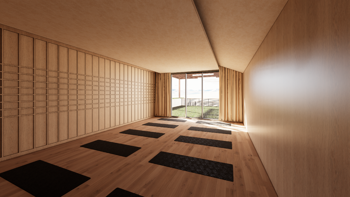 There will be movement studios for exercise at the spa / Overland Partners
