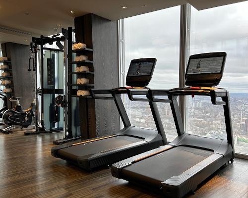 Matrix installation at the Shangri-La The Shard, London Sky Gym / Matrix