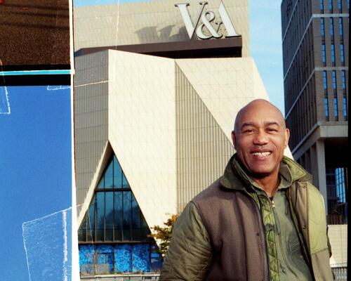 V&A East director Gus Casely-Hayford outside the new museum / Lewis Vorn