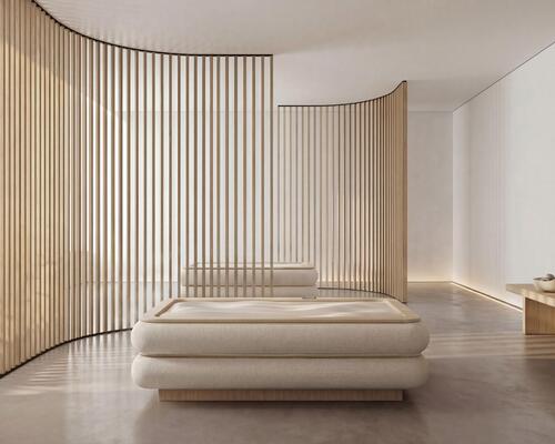 Nilo Spa Design's Marea dry flotation bed is designed to be used in a variety of spa and wellness locations