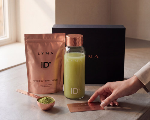 Lyma ID2 is a gut bio complex that combines multi-length prebiotics to feed and fortify each of the four major sections of the colon