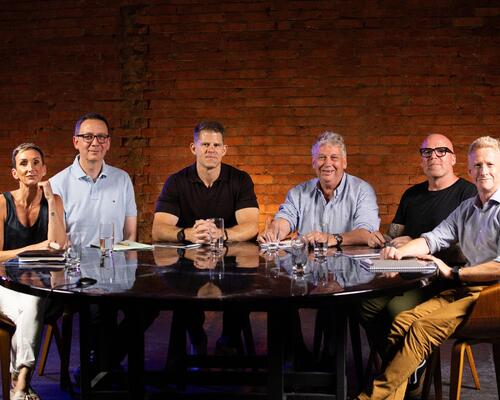 Sophie Lawler, Steve Leigh, Liam McGuinness, Dave Stalker, JC Vacassin and Dave Jones at the Total Fitness roundtable / 1Fit Life Content Creators