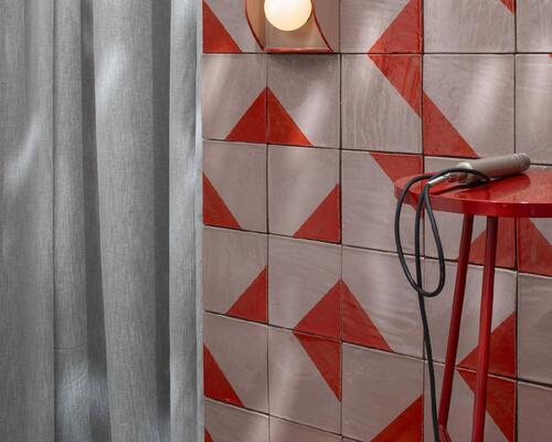 New Balera collection embeds lighting in 
tiled feature walls