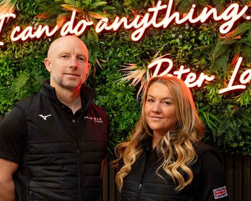James Bents, senior national account manager and Andrea Oliver, senior national key account manager Credit: Matrix Fitness
